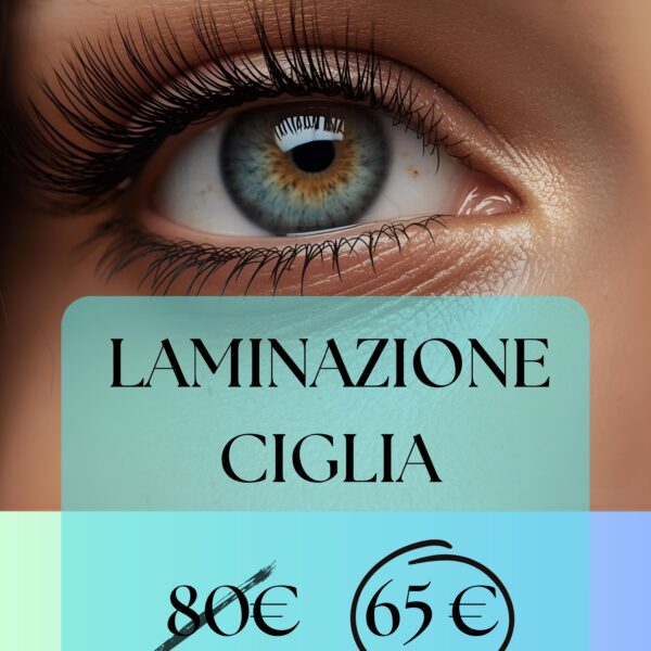 Promozione Ottobre: Laminazione ciglia