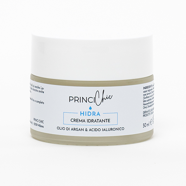 Crema idratante - olio d'argan e acido ialuronico