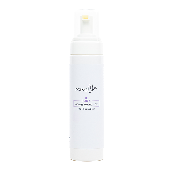 Mousse purificante per pelli impure